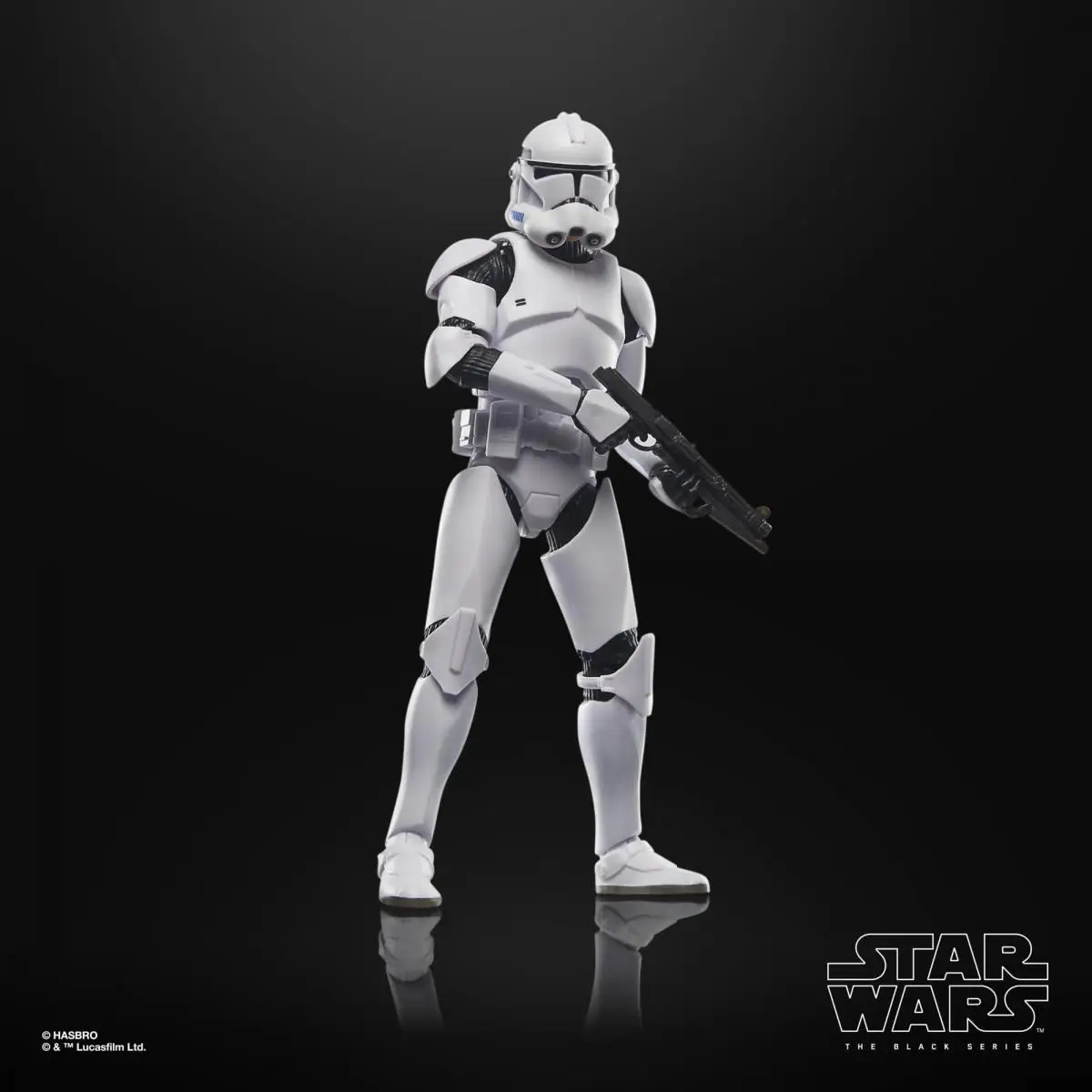 Star Wars The Black Series Phase Ii Clone Trooper & Battle Droid, The Clone Wars Troop Building 6 Inch Action Figure 2-Pack