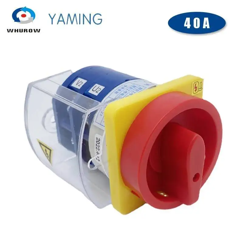 

Флюоресцентный 2-позиционный 2-полюсный замок с пластиковой крышкой, 40 А