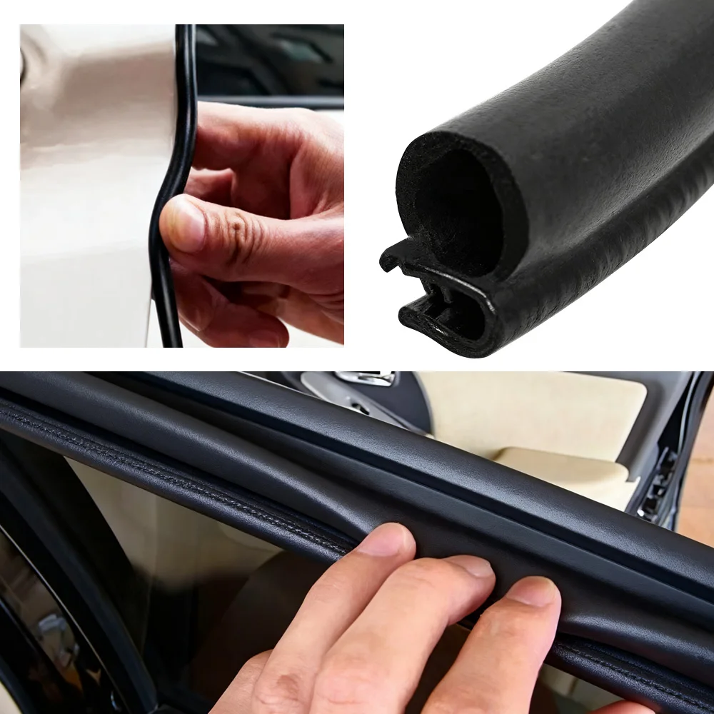3m Rubber Edge Guard Sealing Strip Universal Soundproof Sealing Strips Car Door Anti-collision Waterproof Sealings Accessories