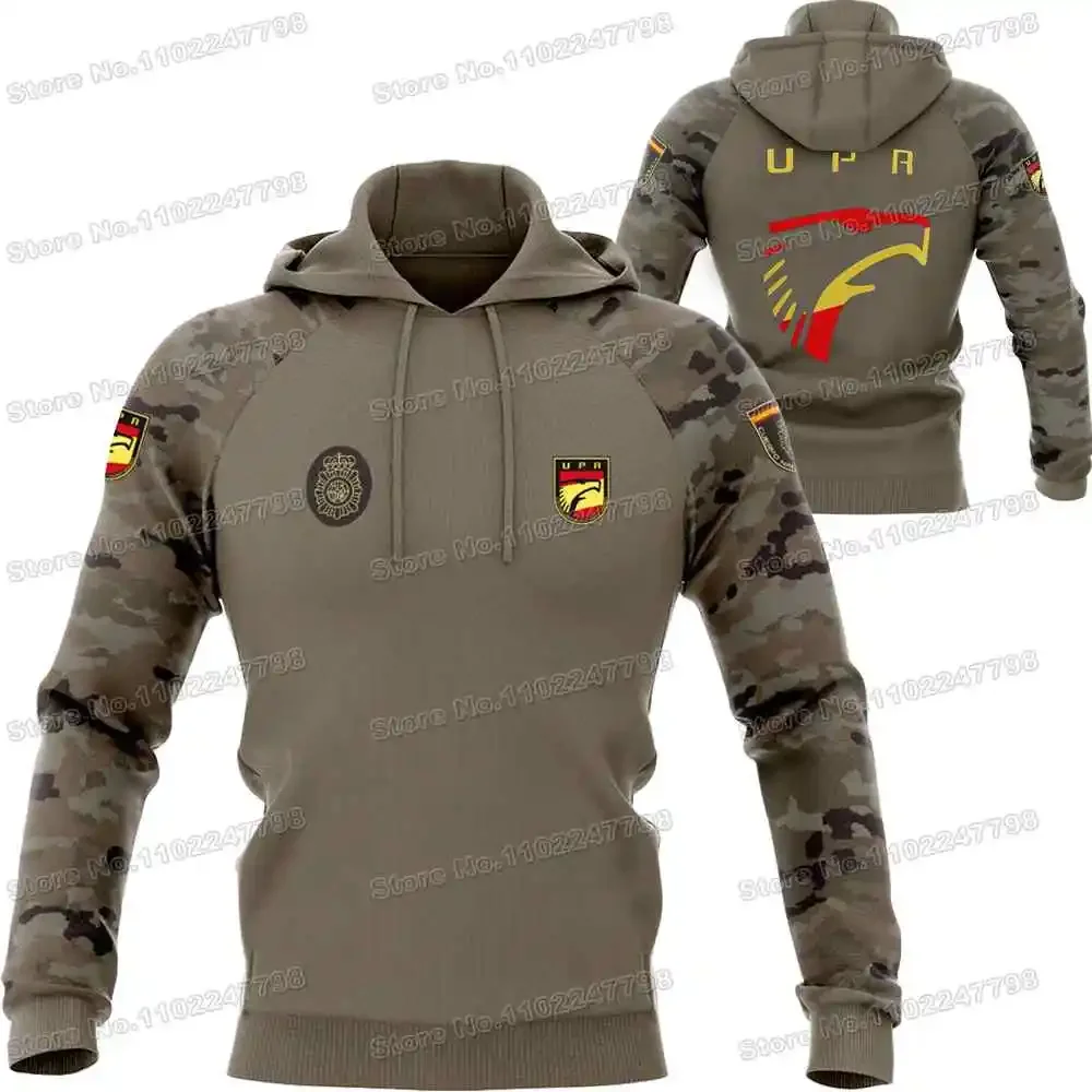 2024 Spain UPR Hoodies Spanish Sweatshirt Men Tracksuit Streetwear Winter Casual Pullover Jackets Unisex Coats