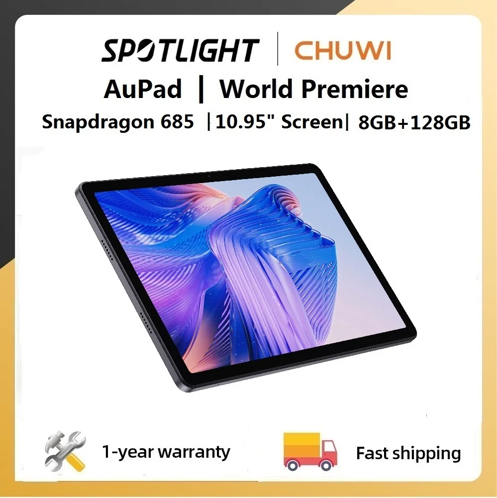 CHUWI AuPad Tablet 10,95 Zoll 1200*1920 FHD Display Snapdragon 685 Octa-Core 8 GB DDR4 128 GB ROM 4G
