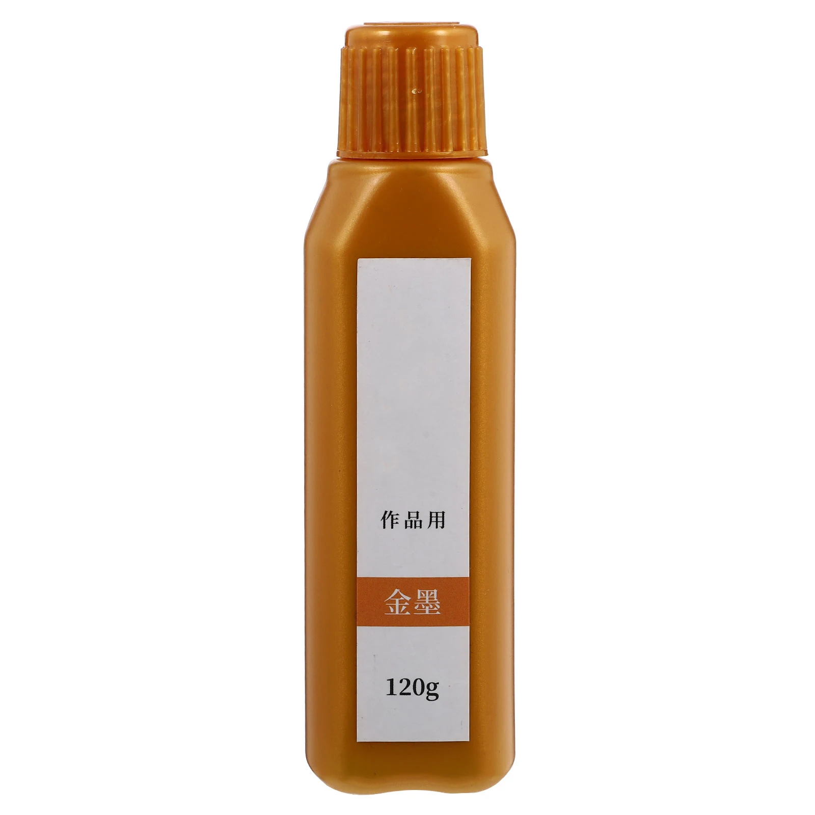 

120g Calligraphy Ink Writing Brush Golden Liquid Natural Material Non Fading Smooth Effect Painting Teaching Tools