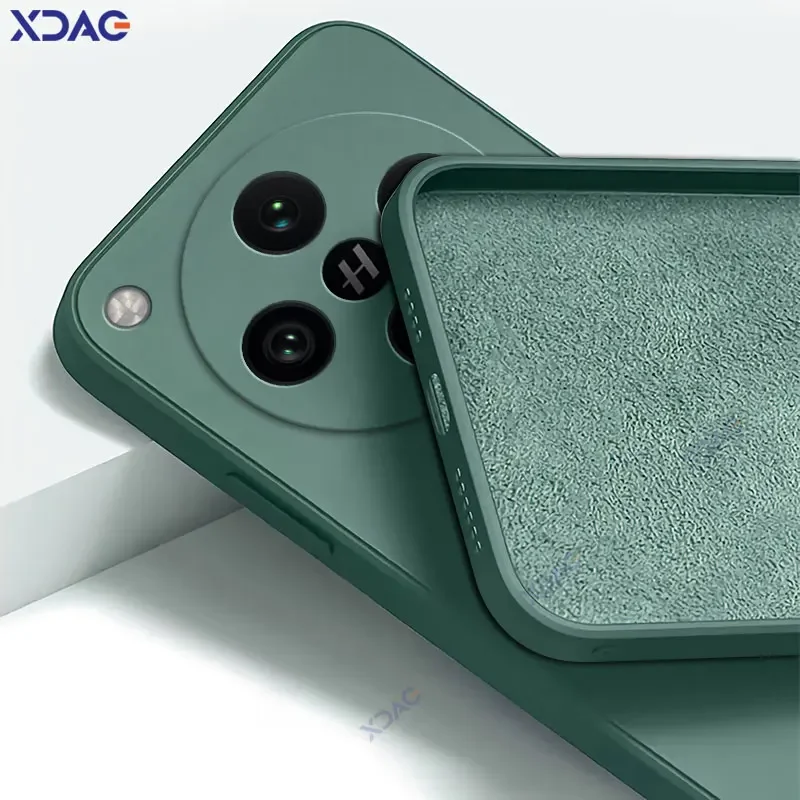 Original Cellphones Cases for OPPO Find X8 Pro 5G Luxury Square Liquid Silicone Back Cover FindX8Pro Double Liner Soft Coque Bag image 2