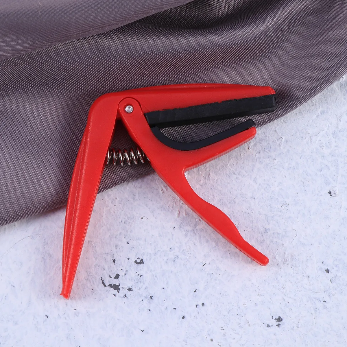 كابو تغيير القيثارة موالف سيليكون مبطن سبائك الزنك للكهرباء الصوتية الكلاسيكية الغيتار القيثارة كليب على موالف القيثارة الأحمر