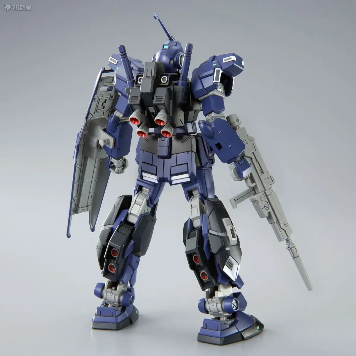BANDAI Oryginalna wersja HG dostępna tylko w sieci RX-80PR PALE RIDER DII（TITANS）1/144 Anime Model do Składania Zabawki Prezent dla Chłopców Kolekcjonerski