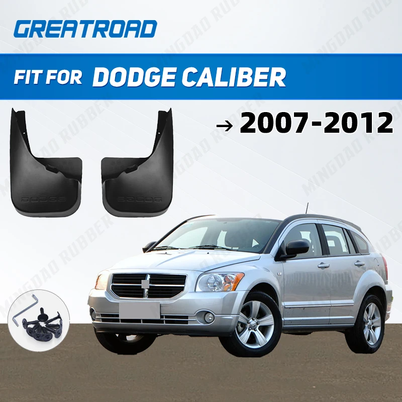 For Dodge Caliber 2007-2012 2008 2009 2010 2011 Mudflaps Splash Guards  Mudguards Mud Flaps Fender car Accessories