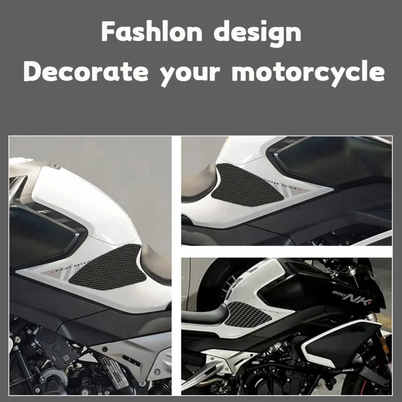 NIEUW VOOR Motorfiets CFMOTO CF800NK CF 800 NK 800NK 2023 Antislip Stookolie Tank Pad Zijknie Grip Decal Beschermer Sticker Pads