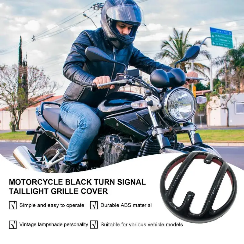 Motorcycle Tail Light Cover Motorcycle Led Light Covers For Turn Signals Protective Tail Light Cover For Motorbike Light