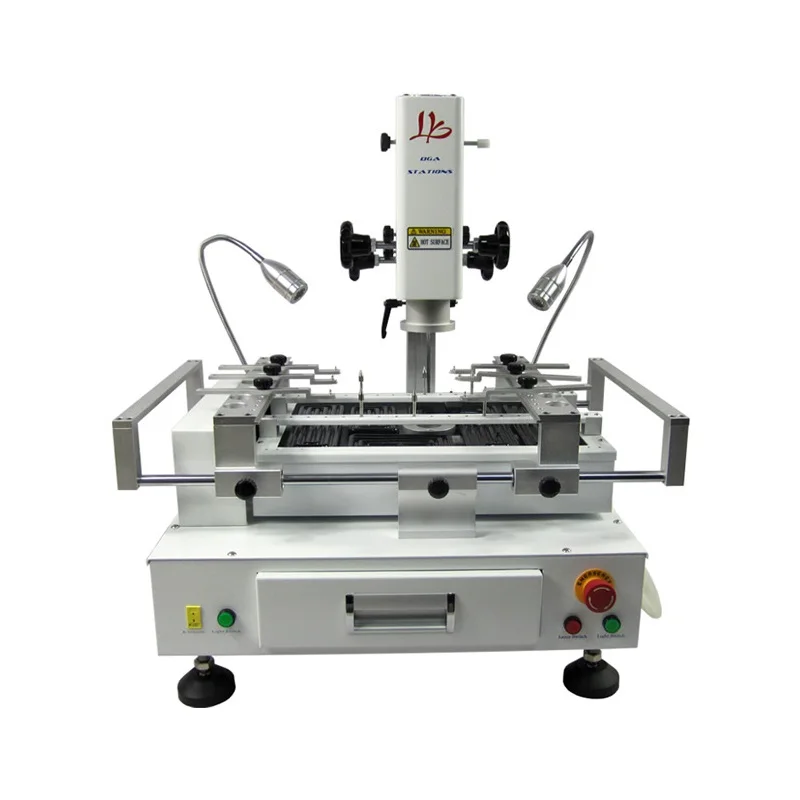 Estaciones de soldadura BGA LYBGA R690, máquina de retrabajo y soldadura para chips PCB, CI, SMD, OEM, SMT, placas, GPU, CPU, consolas y placas base (eliminación de componentes)