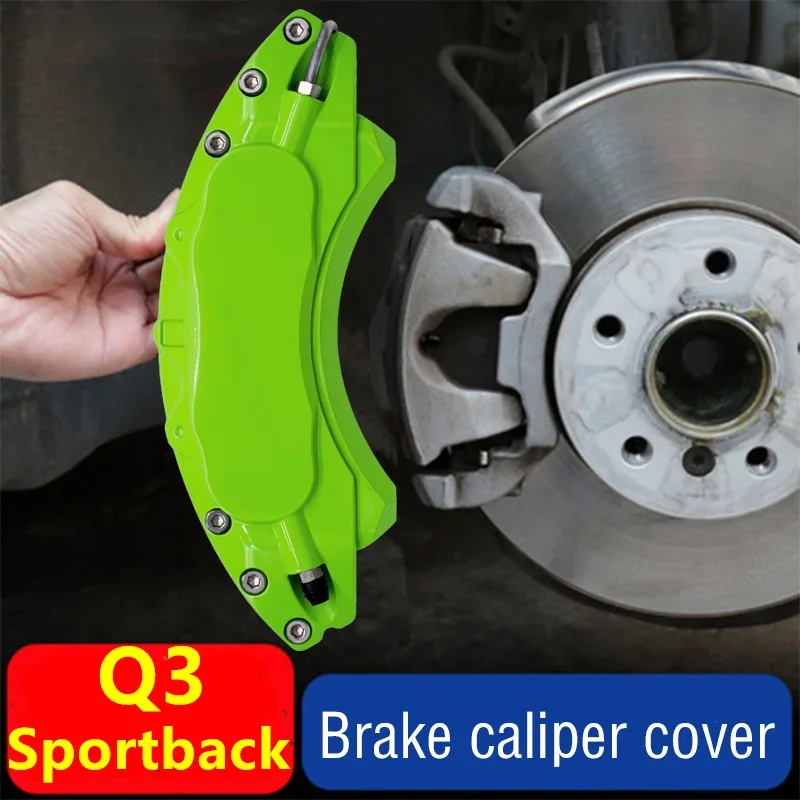 

Car Brake Caliper Cover Aluminum Metal Kit For Audi Q3 Sportback 1.4T 35 TFSI 2020-2025 2.0T 40 45TFSI RSquattro2020 -2025