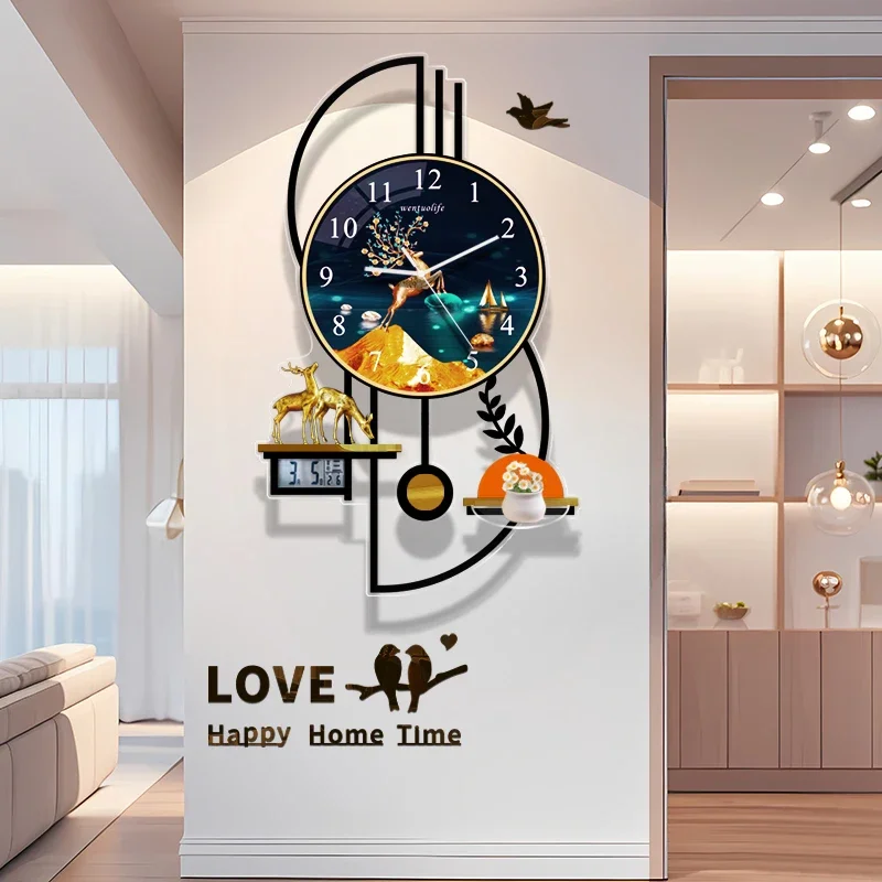 

Murale Smartlife Digital Clock Battery Operated Modern Aesthetic Digital Clock Luxury Design Reloj De Pared Decorativo Room