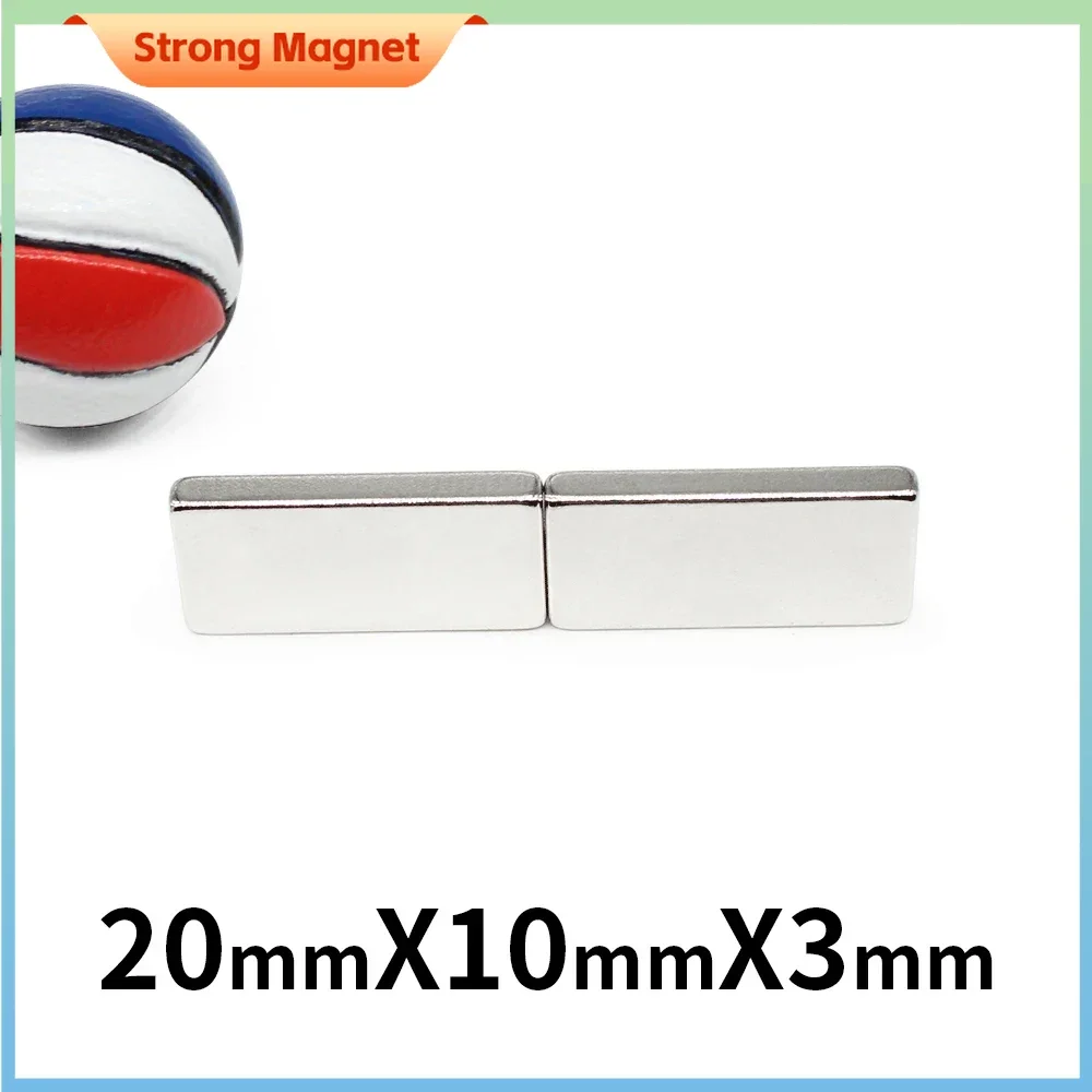 

5/10/20/30/50/100PCS 20x10x3 mm Block Rare Earth Magnet N35 Neodymium Magnet Sheet 20x10x3mm Permanent NdFeB Magnet 20*10*3