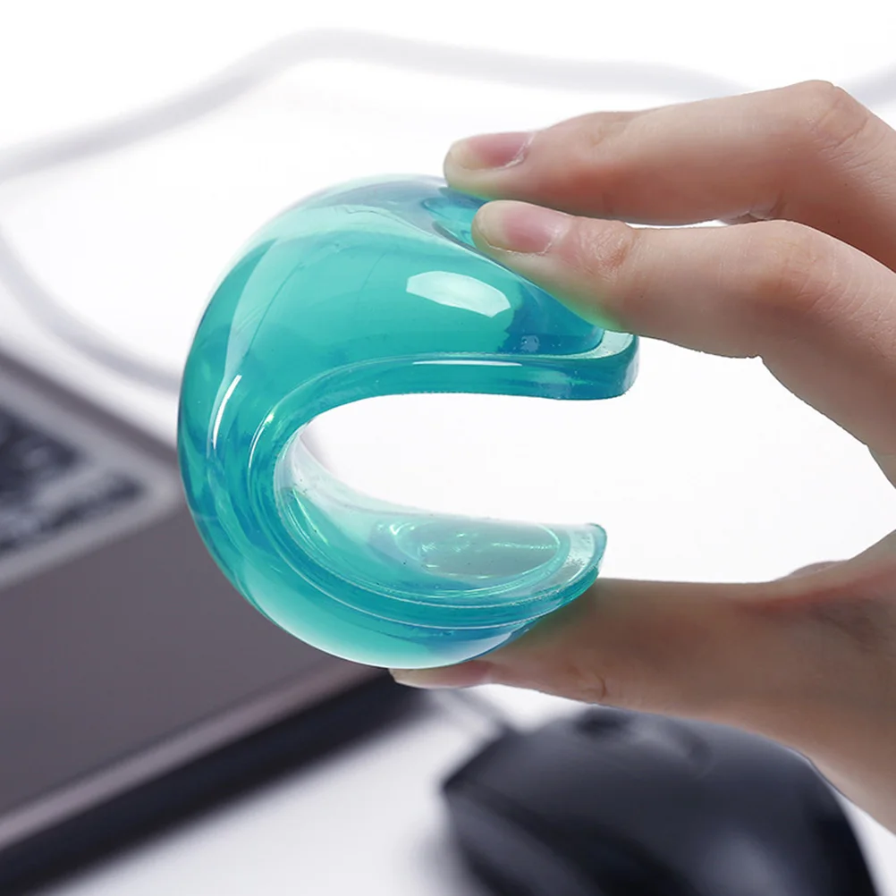 

Wristband Computer Mouse Support Heart Shape Pad Keyboard with Rest Shaped Cool Cushion for Hand