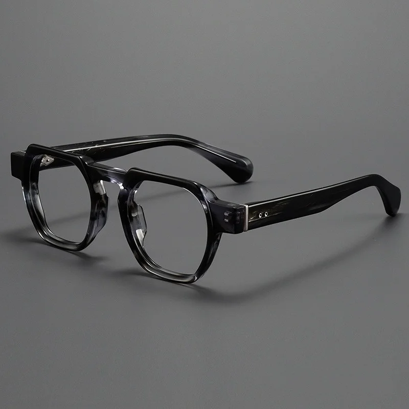 

Glasses Frames Quality Vintage Acetate Square Style Eyewear For Men Women Designer Retro Fashion Eyeglasses