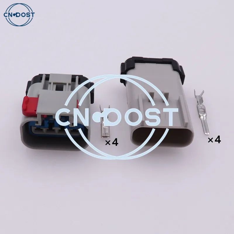 

1 Set 4 Pin 54200415 54200414 54200410 Car Sealed Plug Automobile Sensors Electric Wire Waterproof Socket AC Assembly For Ford