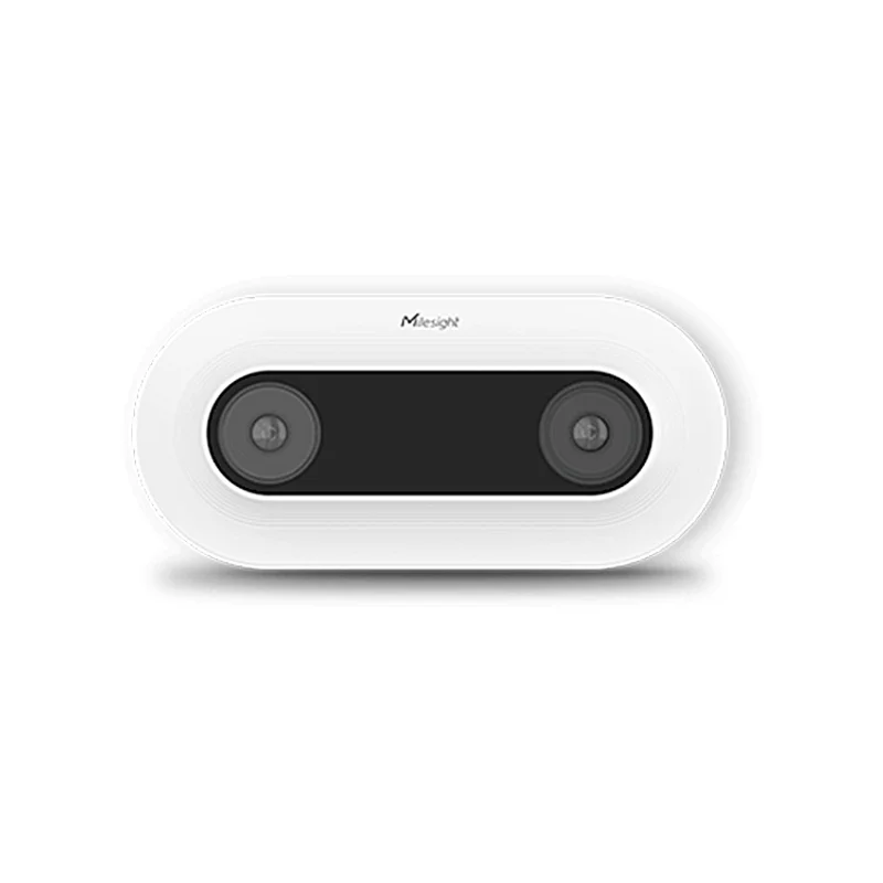 Milesight VS125 AI Stereo Vision People Counter 99.8% Accuracy IP40 GDPR Retail Mall Subway Office Bank Store