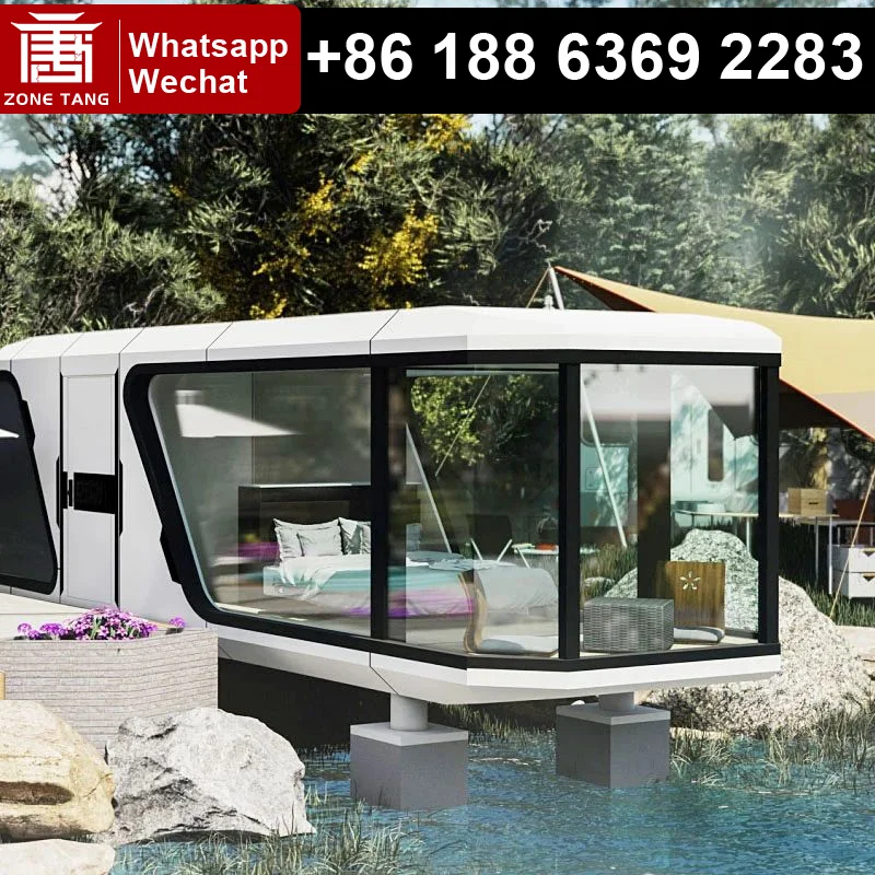 

Wind Resistance Modular Prefab Home Good Quality Prefabricated Modular House Luxury Modern Space Capsules Houses Low Cost Mobile