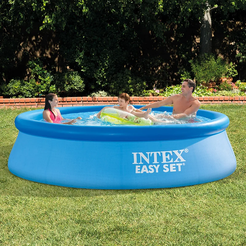 Simple Dish-Shaped Inflatable Swimming Pool for Kids Adults Family Multi-Use Fish Pond Water Play for Home Backyard Summer Use
