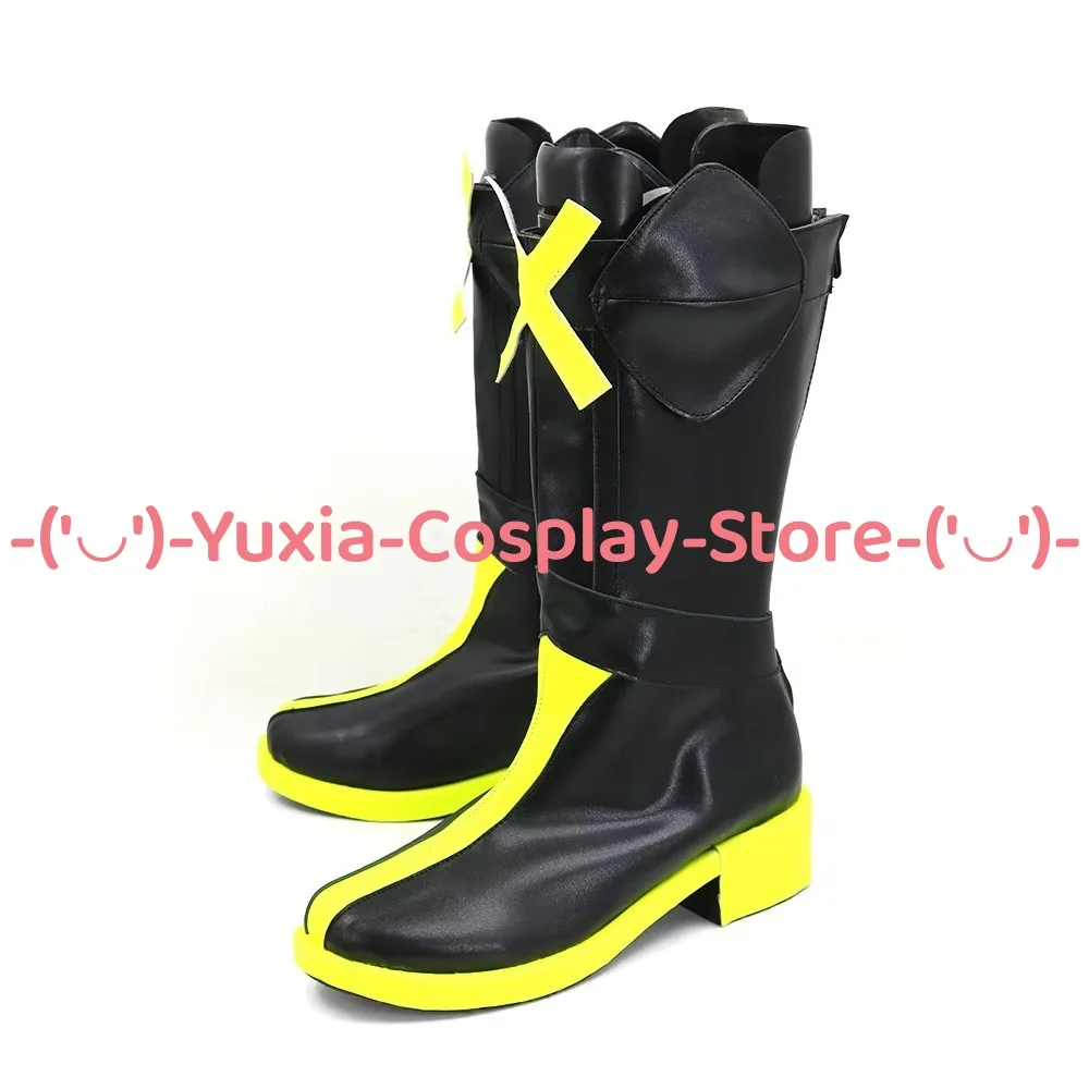 Progetto Sekai Kusanagi Nene Scarpe Cosplay Anime Personaggio del gioco Gioco di ruolo Puntelli per costumi Festa di carnevale di Halloween Stivali in pelle PU