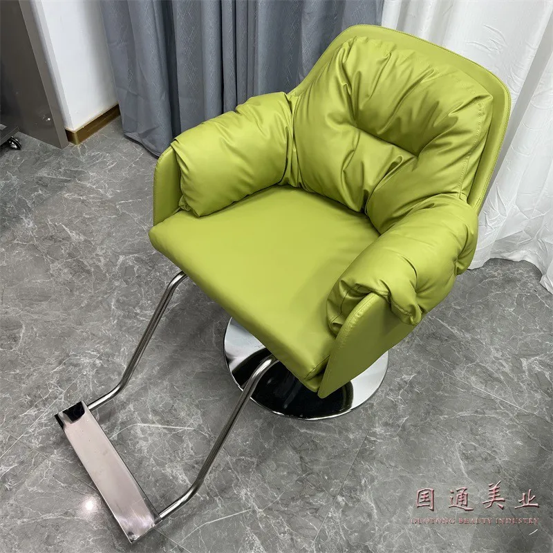 Beauty Salon Luxury Barber Chairs Makeup Hair Stylist Tattoo Hairdressing Dressing Barber Chairs Cadeira Tattoo Furniture QF50BC