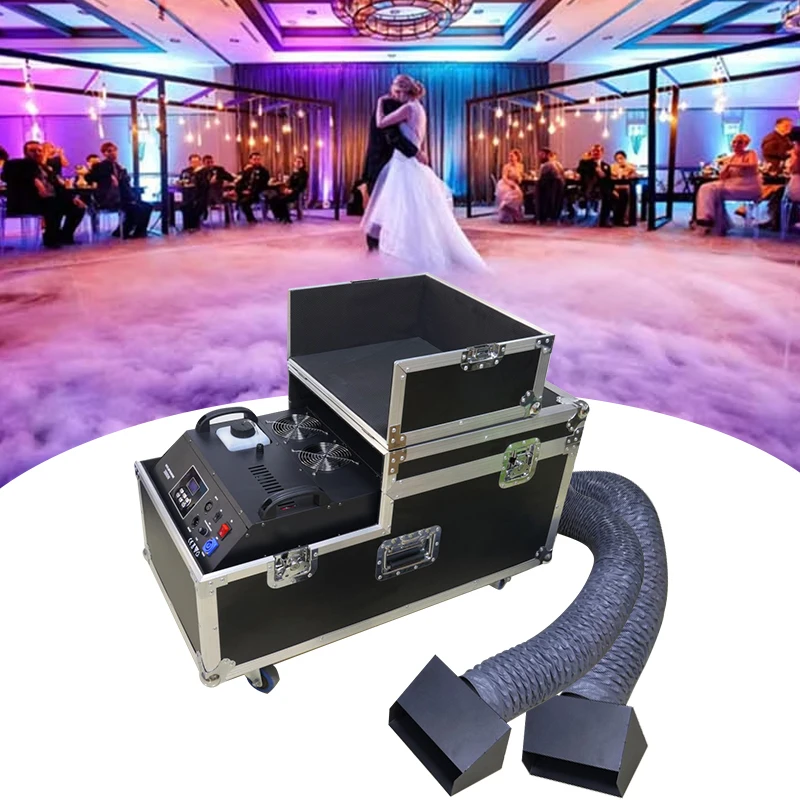 Special stage 2000W high power water fog machine wedding low fog machine Celebration party bar dry ice machine