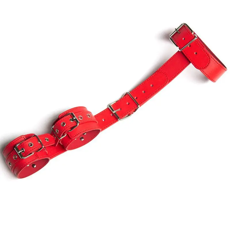 BDSM Sex Toys pour femmes et couples, ensemble de menottes, équipement de bondage, attaches de lit, sangle de UL, poignets de jeu pour adultes, masque pour les yeux