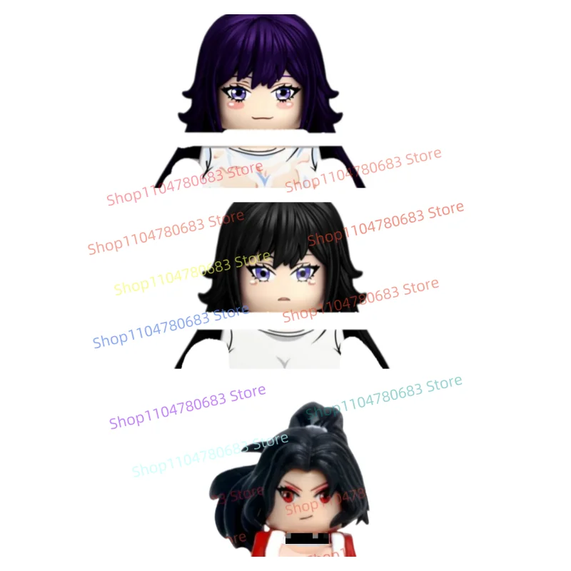 

Конструктор MOC: Милая Девочка, Сборная Модель, Мини-Фигурка, Украшение, Аниме-Персонаж из ТВ, Декор для Рабочего Стола, Праздничный Подарок