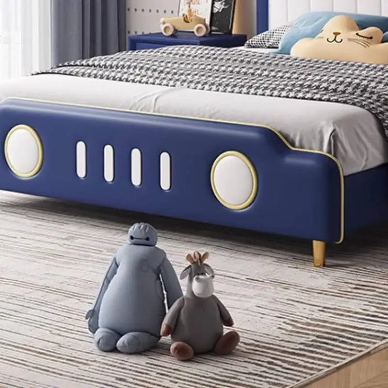 سرير أطفال بسيط فاخر آمن قابل للتوسيع عادي مخصص سرير أطفال فردي تصميم الأميرة بنات Lettino Per Bambini أثاث منزلي #5