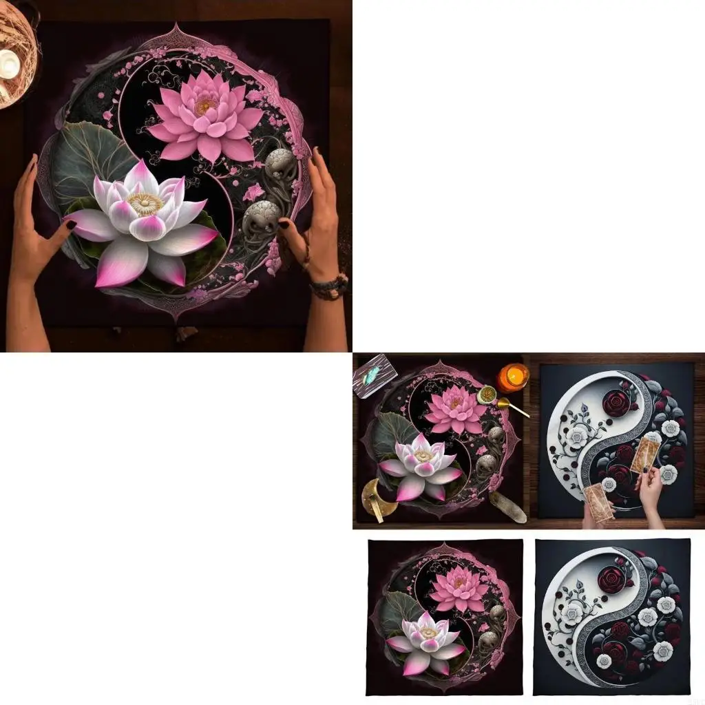 

Карта табло с табличкой алтари ткани цветок Taichi Astrologys Tablecloth Decors