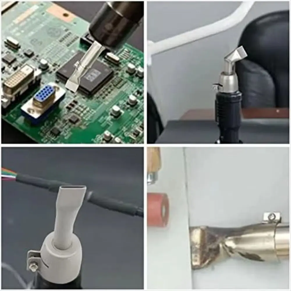 

120/90 Degree Welding Nozzle Stainless Steel No Air Leakage Hot Air Welding Nozzle High Temperature Resistance Replacement