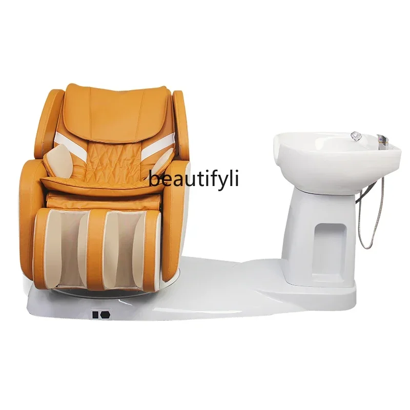 

Intelligent Electric Massage Flushing Bed Multifunctional Rotating Hair Care Chair Shampoo Chair