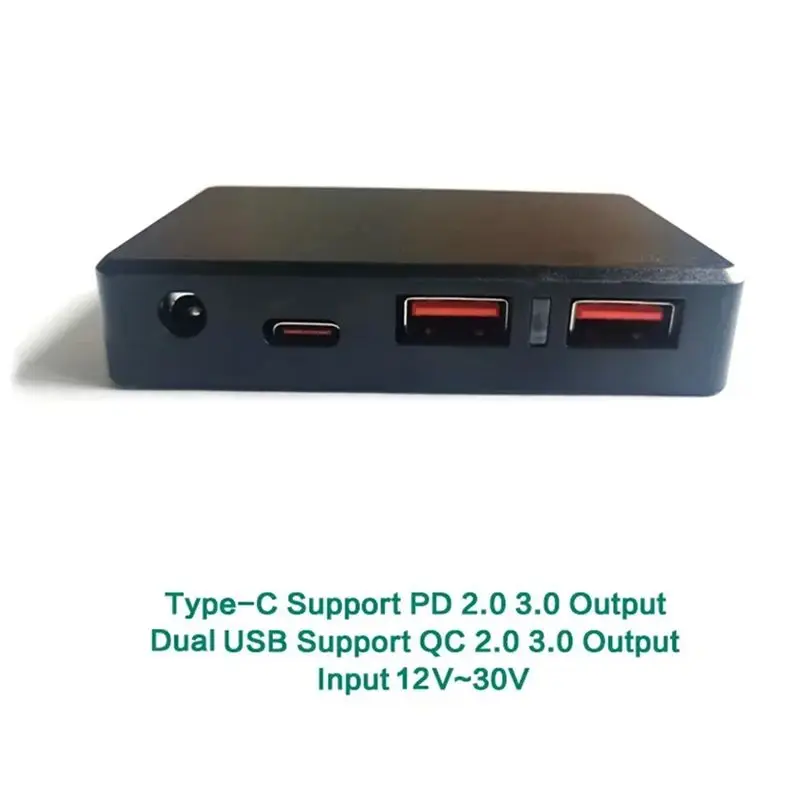 A98E-Solar Controller Regulator Voltage Stabilizer Inverter QC 2.0 3.0 Quick Charge Type-C PD DC Output DIY Solar