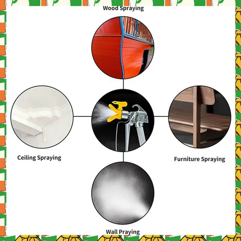 

Airless Paint Nozzles Set, Spray Tips Airless Tips Airless Sprayer Spraying Machine Parts