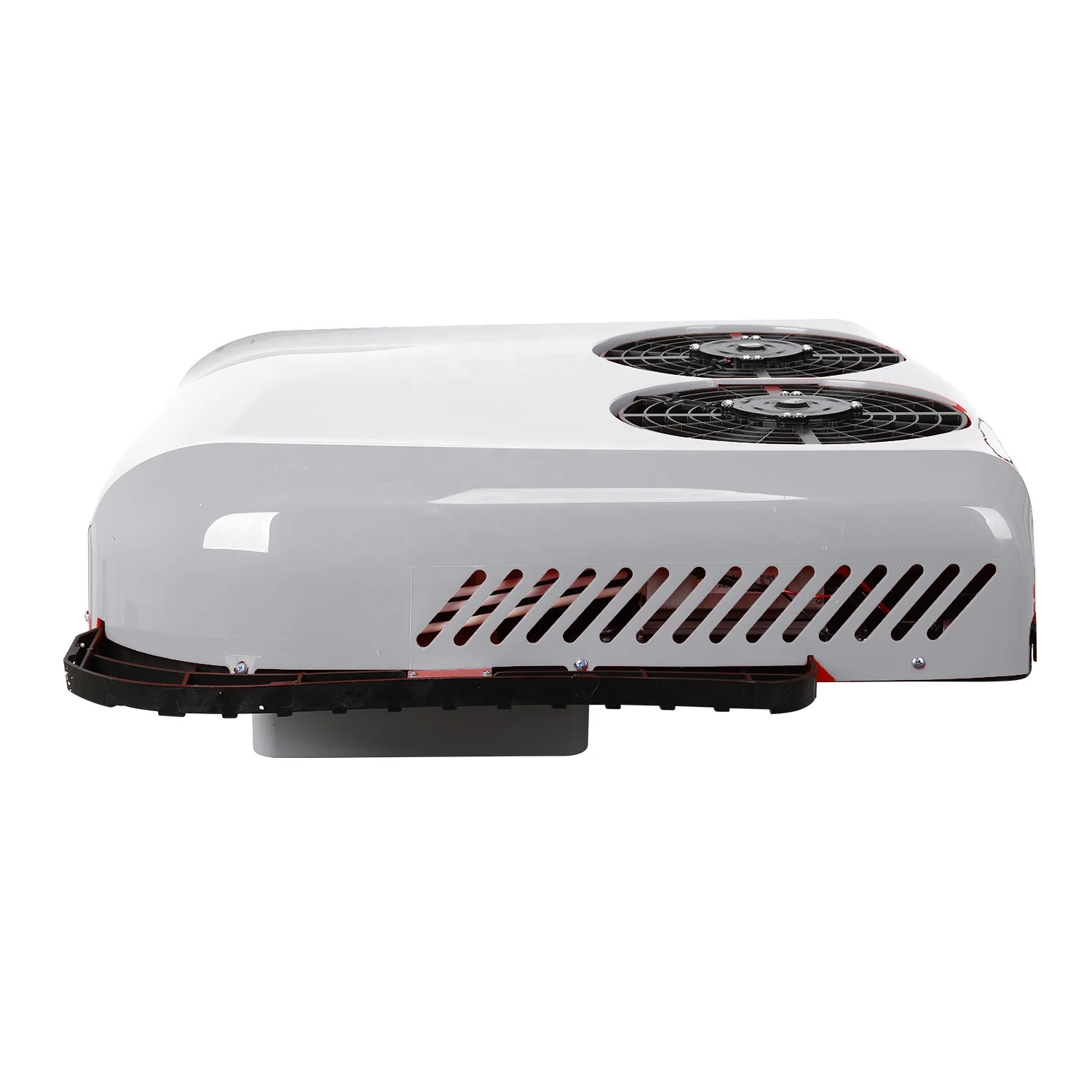 مراوح مزدوجة عالية الطاقة مريحة أبيض أحمر 12 فولت 24 فولت مكيف هواء سقف وقوف السيارات للمركبات شاحنة سيارة RV
