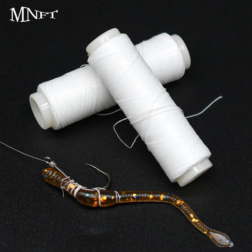 Appât fil élastique haute résistance 100/200m Nylon pour la pêche en mer appât ligne de leurre appât crevettes calmar crabe poisson