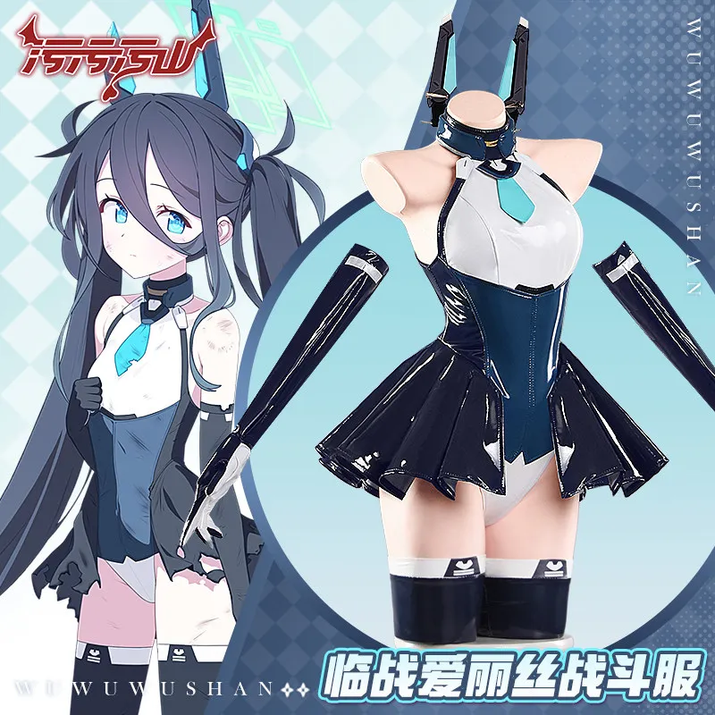 Anime Game Blue Archive Tendo Alice Combat Suit Cosplay Costume Bunny Girl Outfit Full Set Halloween Party Costume
