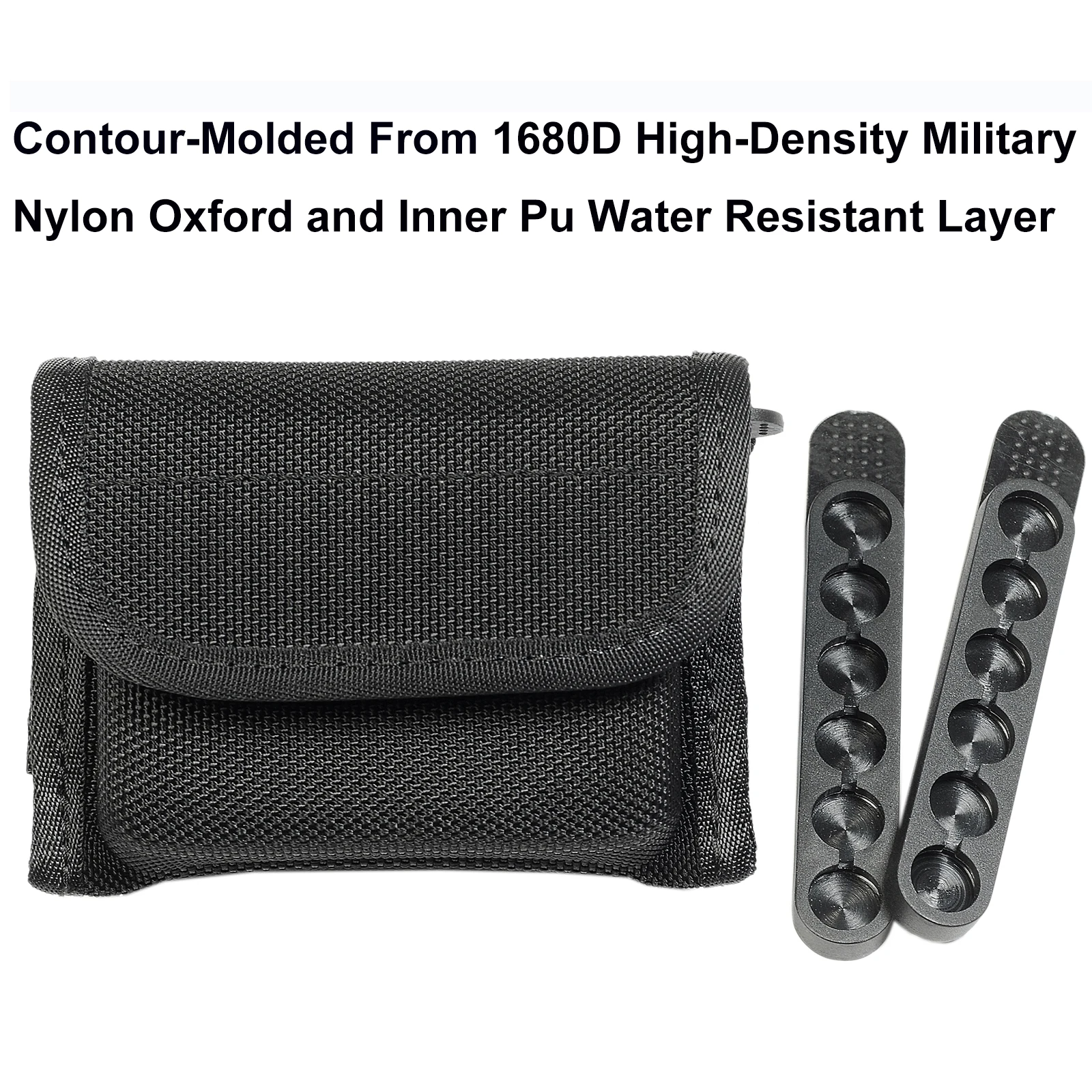 Gegoten Speed Strip Pouch Met Pack Van 4 Speed Strips Set ,Quickstrip Houder, Ammo Pouch Voor Revolver, ammo Houder, Kogel