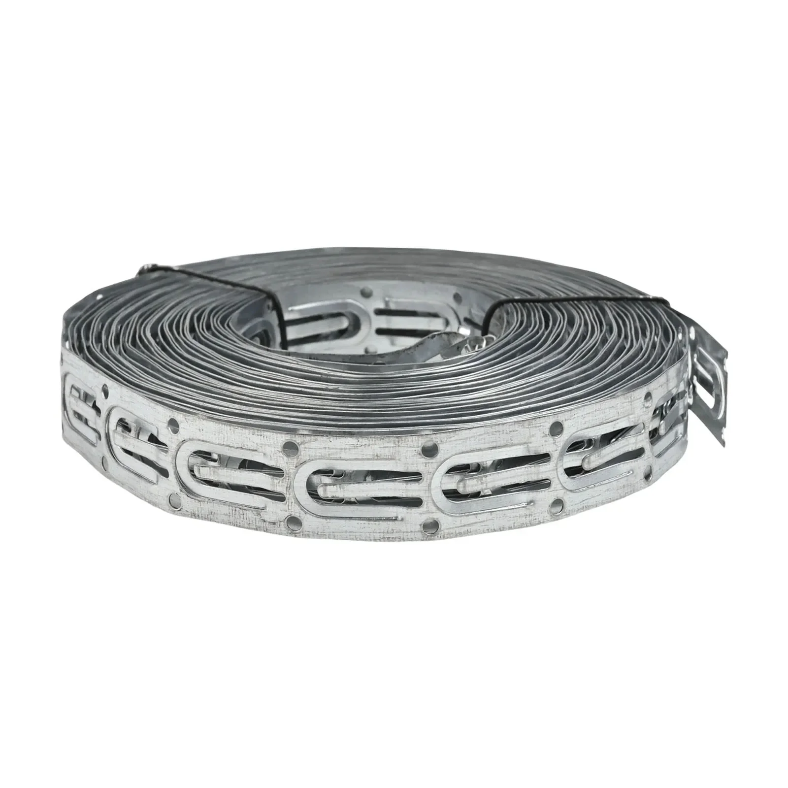 1pc 10m Cinghie per cavi per riscaldamento a pavimento Acciaio zincato Clip per riscaldamento a pavimento Cavi per riscaldamento Accessori Clip per cavi per grondaia sul tetto