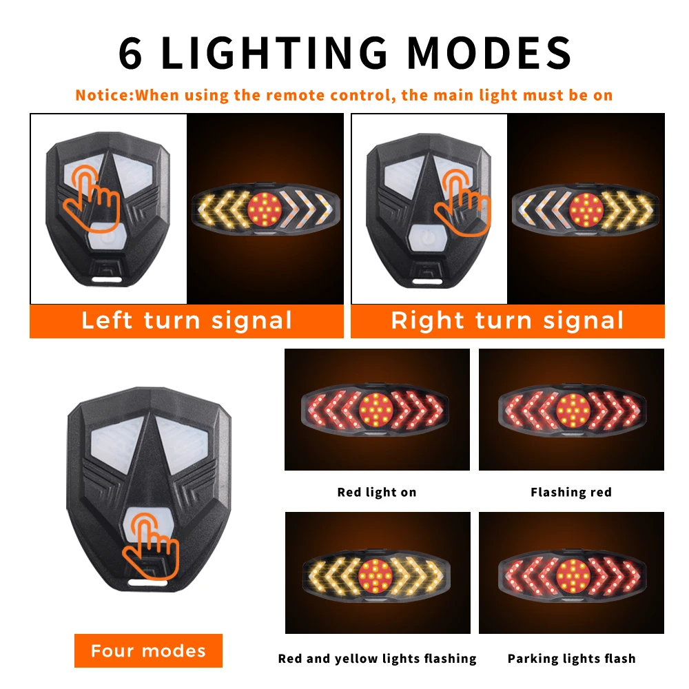 Turn Signal Light for Xiaomi M365 Mi4 Mi5 4Pro 5Pro for Ninebot for GOTRAX fit Hiboy Turn Signal Light Rear Turn Signal Lamp