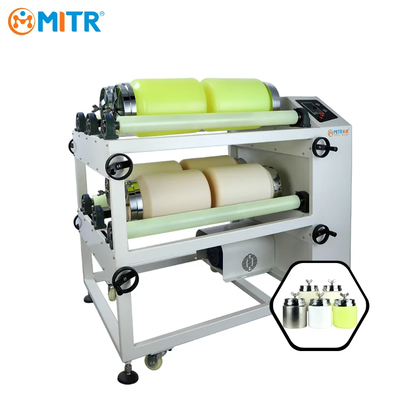 Lab Grinding Fine Powder Roller Jar Mill Small Roll Ball Grinding Mill
