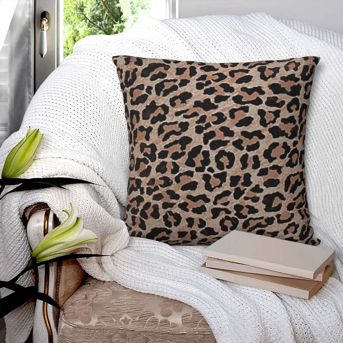 Cheetah Leopard Print Pillowcase Pillows Cover Cushion Comfort Throw Pillow Sofa Cushions Used for Home Bedroom Living Room