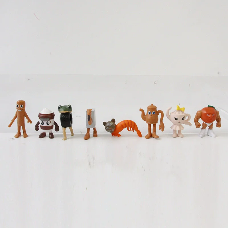 24 Uds. Conjunto de Brainrot italiano Tung Tung Sahur Tralalero Tralala estatuilla Mini adornos figuras de acción de juguete regalos de cumpleaños para niños