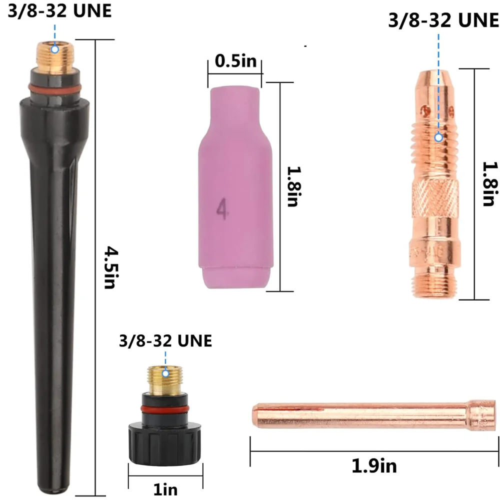 PLASMARGON Flexible Head Torch Valve M16  WP-17FV for 180A-220A, Gas Valve Air Cooled Tig Torch 3/5/7M With Consumables for Tig