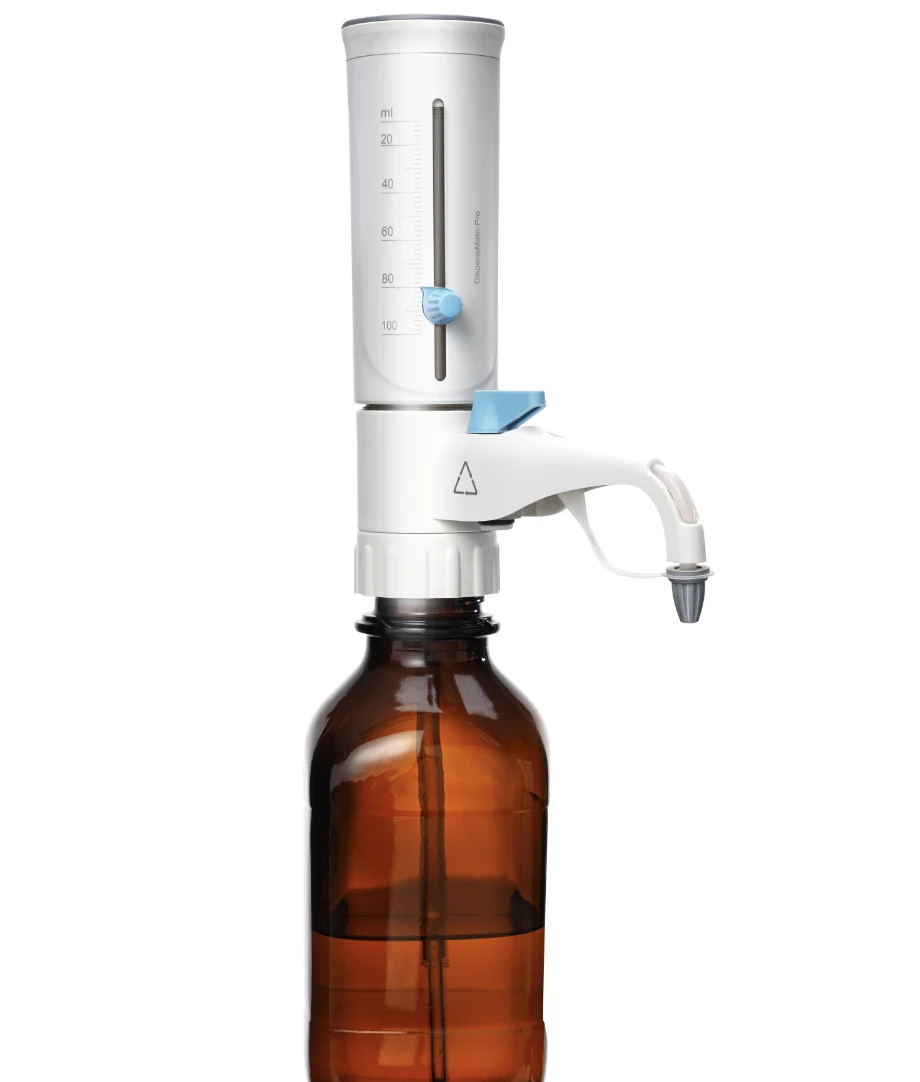 LABTEX DispensMate-Pro Premium Bottle-Top Dispenser Laboratory 0.5-100ml Large Volume Liquid Fully Autoclavable Dispenser