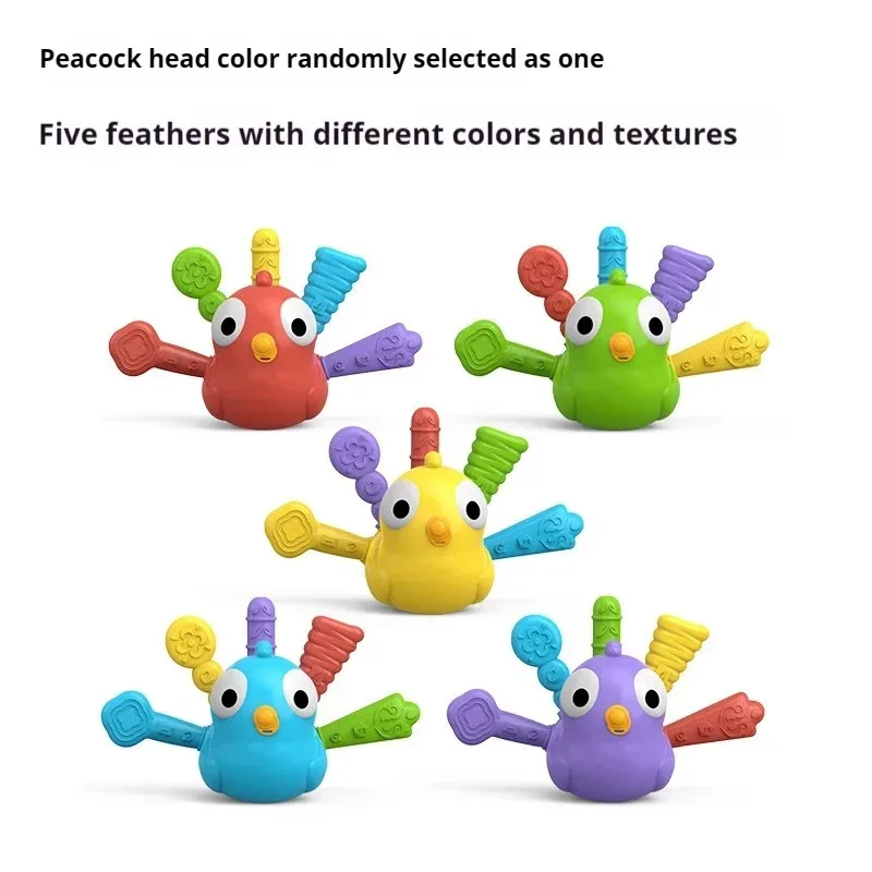 Baby Building Rainbow Bird Toys – Lernspielzeug für Montessori-Lernspielzeug mit Zahlen und Farben für Kleinkinder von 6–36 Monaten