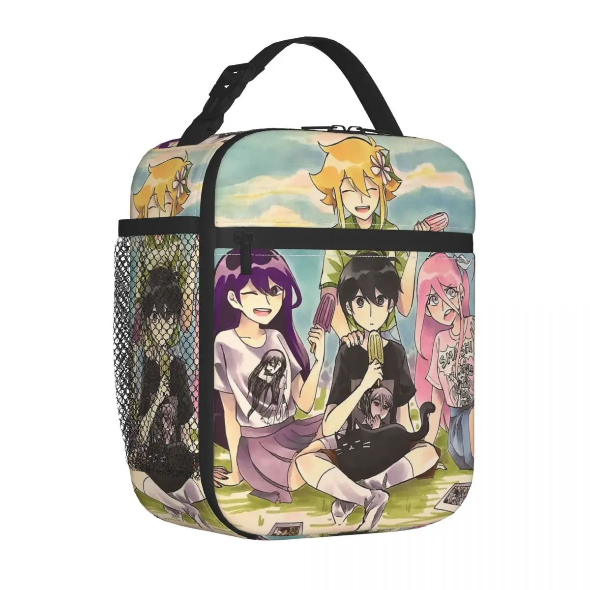 Omori Insulated Lunch Bags Portable Sunny Aubrey Chibi Kel Hero Reusable Cooler Bag Tote Lunch Box Office Picnic Men Women