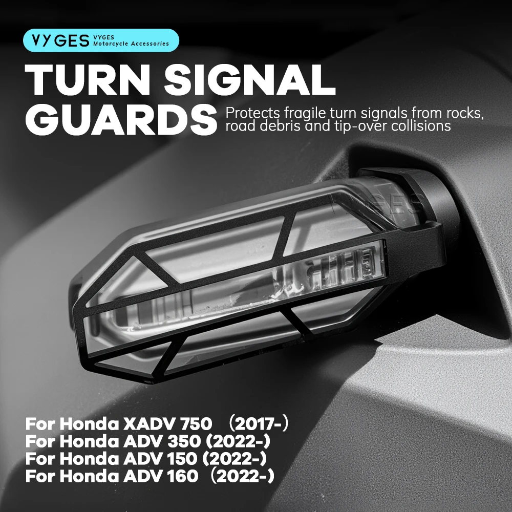 Protections de clignotant de moto, couvercle de protection pour Honda XADV750 ADV350 ADV160 ADV150 XADV 750 ADV 350 160