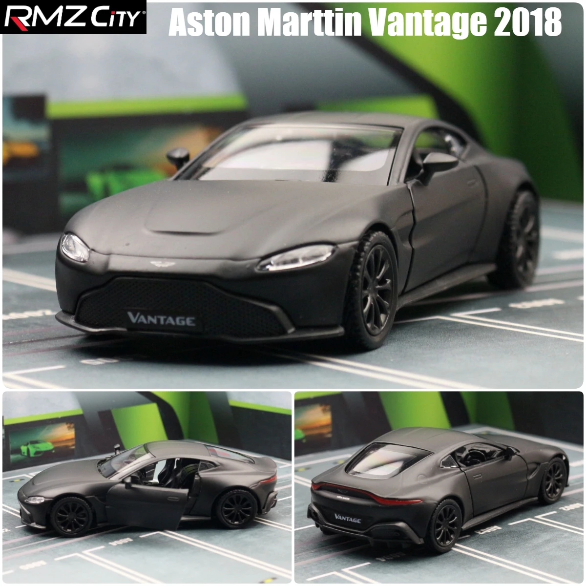 1/36 Aston Martin Vantage Toy Car Miniature Model RMZ CiTY Free