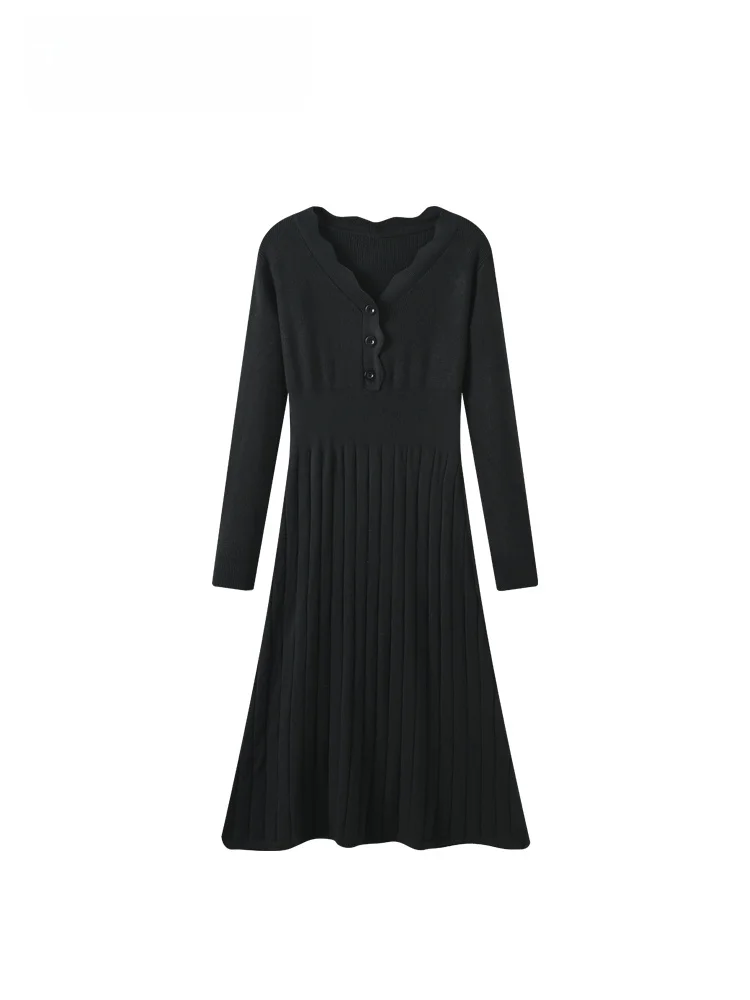 

Cara CLUB Large Size Sle Dr Women's Autumn Winter New Faion plus Size Sister Elegance Anti-Aging Skirt Trendy