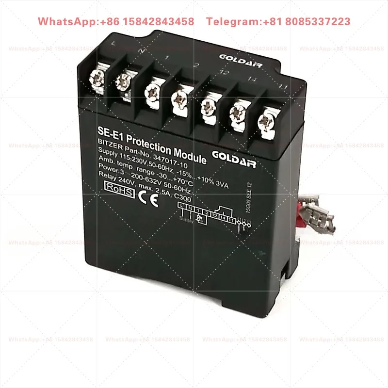 Compressor Protector SE-E1 BITZER 347017-10/01 Screw Compressor Protection Module